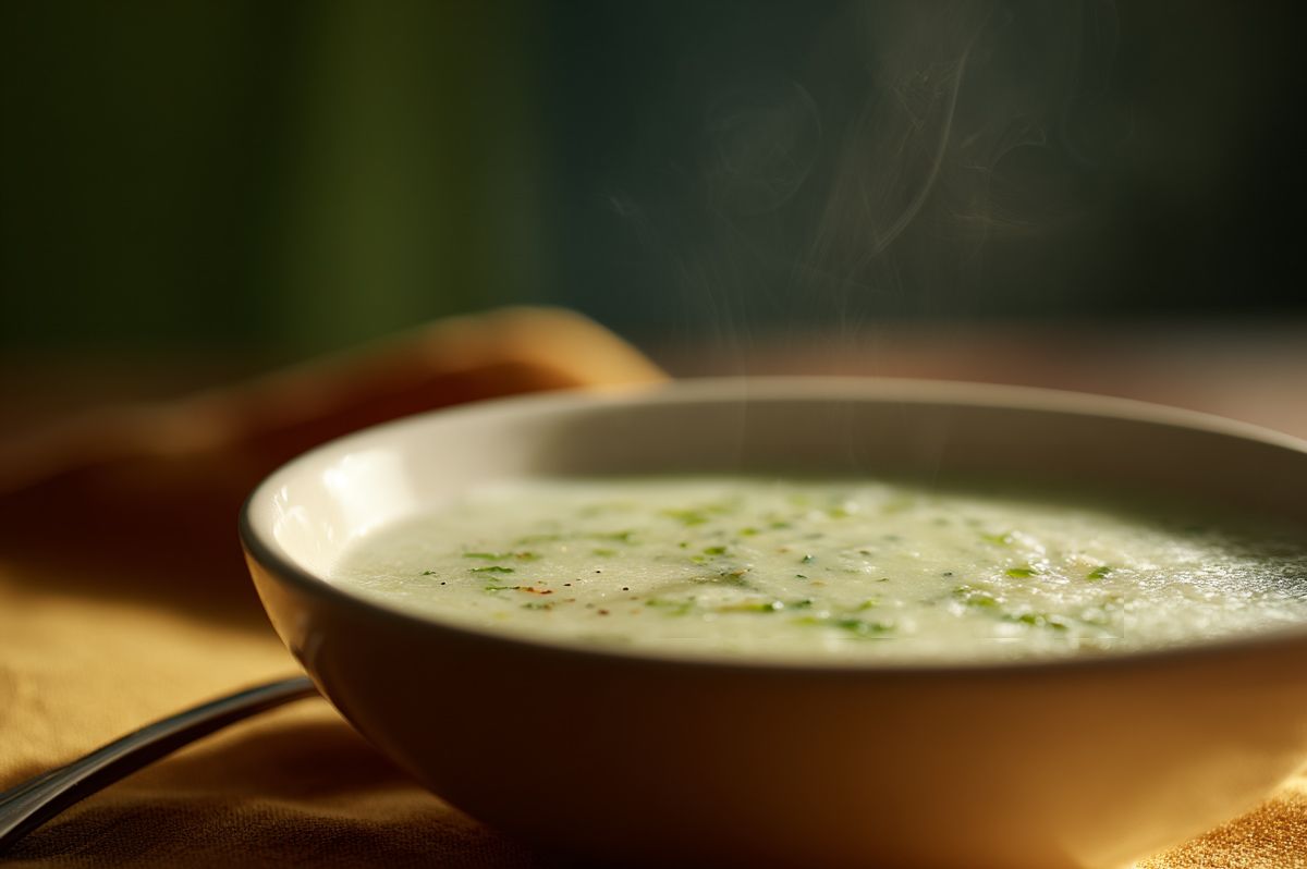 Soupe fraîche maison avec pain artisanal pour livraison de lunch entreprise à Wavre